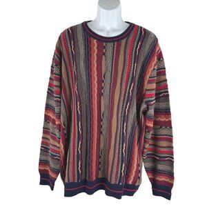 Norm Thompson Multicolor Crewneck Sweater